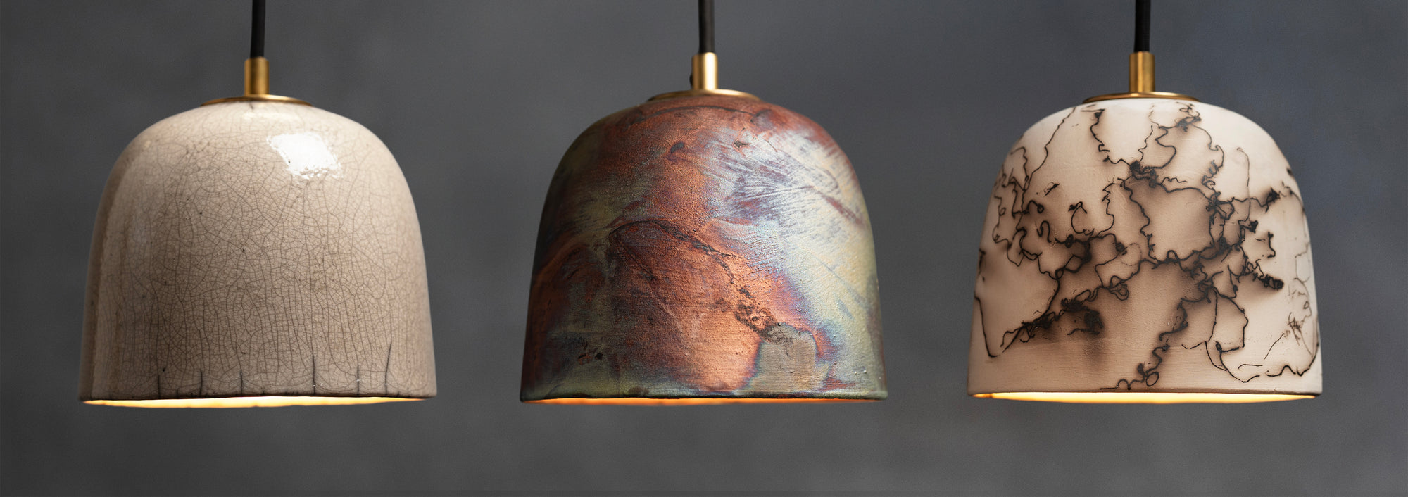 Handmade Fox ceramic pendant lighting