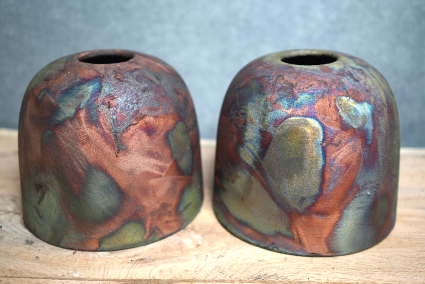 Alternate view of the finished pendant shades